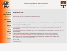 Tablet Screenshot of ffw-borstel.de